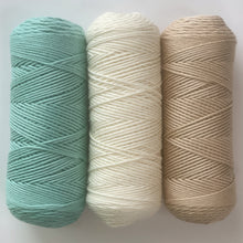 Load image into Gallery viewer, Linen Dishcloth Yarn Kits Seafoam Sand
