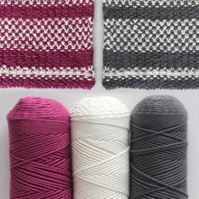 Load image into Gallery viewer, Linen Dishcloth Yarn Kits (Ships USA Only) Smoky Merlot
