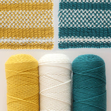 Load image into Gallery viewer, Linen Dishcloth Yarn Kits (Ships USA Only) Sunny Seafoam
