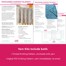 Load image into Gallery viewer, Pescadero Harvest Blanket Yarn Kits • Cascade 128 Yarn &amp; Pattern
