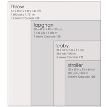 Load image into Gallery viewer, Pescadero Harvest Blanket Yarn Kits • Cascade 128 Yarn &amp; Pattern
