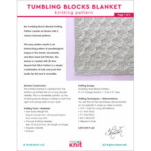 Load image into Gallery viewer, Tumbling Blocks Blanket Yarn Kits • Cascade 128 Yarn &amp; Pattern
