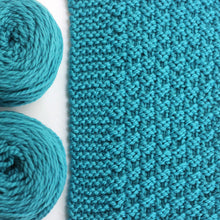 Load image into Gallery viewer, Moss Landing Blanket Yarn Kits • Cascade 128 Yarn &amp; Pattern Teal 322
