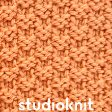 Load image into Gallery viewer, Moss Landing Blanket Yarn Kits • Cascade 128 Yarn &amp; Pattern Peach Cobbler 304
