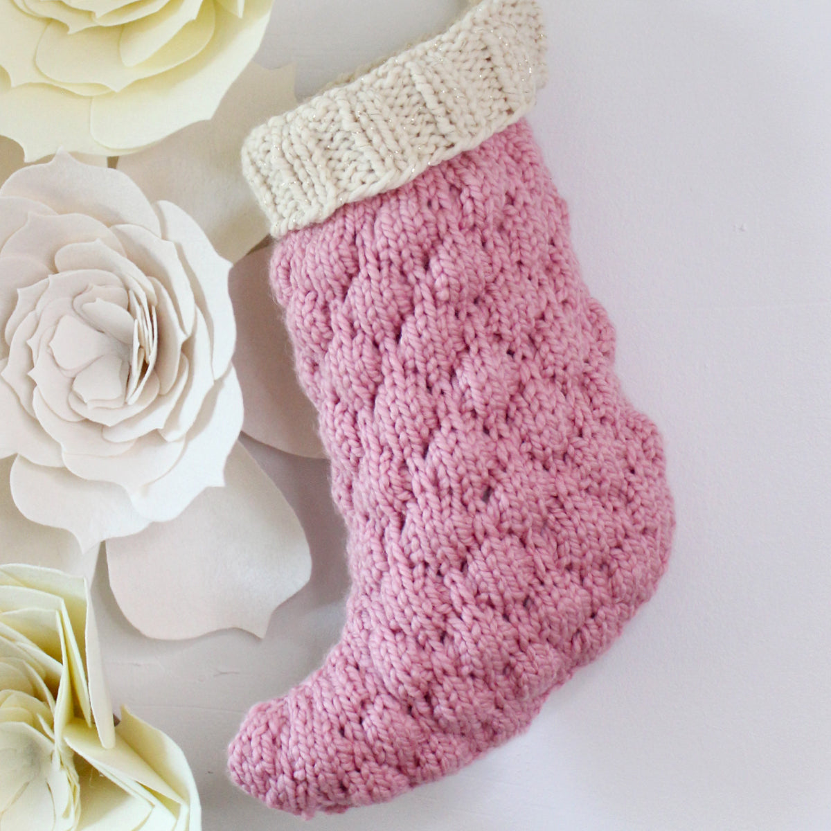 Bubble Christmas Stocking Knitting Pattern PDF Download StudioKnit bubble-christmas-stocking-knitting-pattern-pdf-download-studioknit