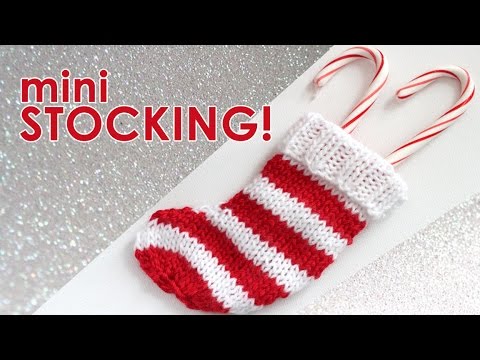 Mini Christmas Stocking Knitting Pattern (PDF Download) – StudioKnit