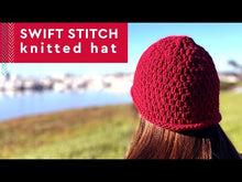 Load and play video in Gallery viewer, Swift Stitch Hat Knitting Pattern (PDF Download)
