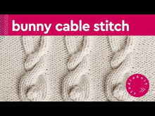 Load and play video in Gallery viewer, Bunny Cable Knitting Pattern (PDF Download)
