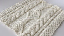 Load image into Gallery viewer, Diamond Hill Loop Celtic Cable Knitting Pattern (PDF Download)

