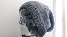 Load image into Gallery viewer, Slouchy Beanie Hat Knitting Pattern (PDF Download)
