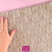 Tumbling Blocks Blanket (6 Sizes): Beginner-Friendly Knitting Pattern