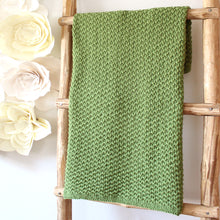Load image into Gallery viewer, Moss Landing Blanket (7 Sizes): Beginner-Friendly Knitting Pattern
