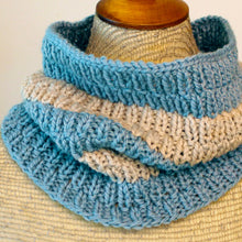 Load image into Gallery viewer, Long Raindrops Cowl Scarf Knitting Pattern (PDF Download)
