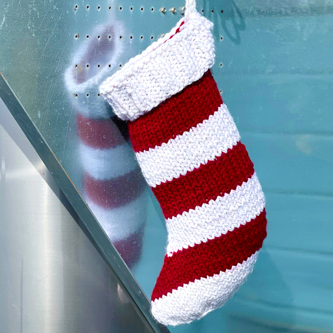 Chunky Christmas Stocking Knitting Pattern (PDF Download)