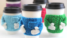 Load image into Gallery viewer, Coffee Cozy Sweater Knitting Pattern (PDF Download)
