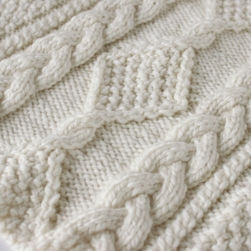 Diamond Hill Loop Celtic Cable Knitting Pattern (PDF Download)