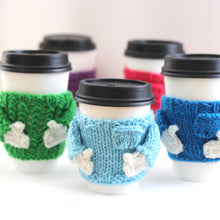 Load image into Gallery viewer, Coffee Cozy Sweater Knitting Pattern (PDF Download)
